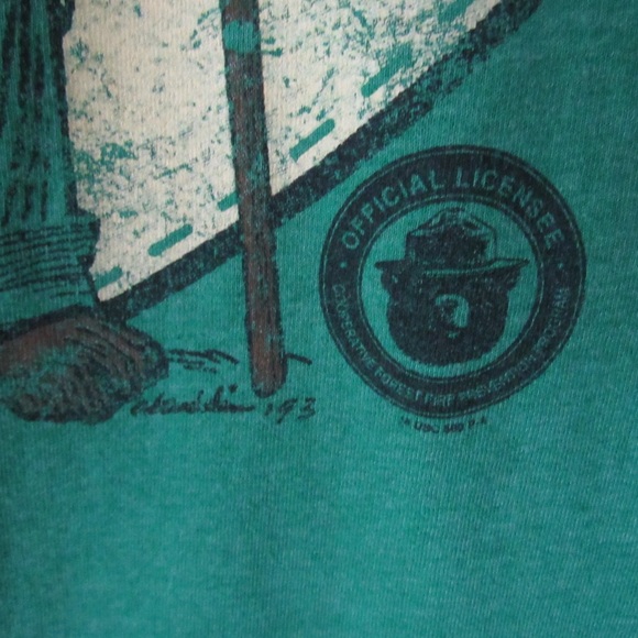 Smokey The Bear Keep It Green Vintage Tee Small? Short Sleeves Crewneck 1993 - Picture 7 of 8